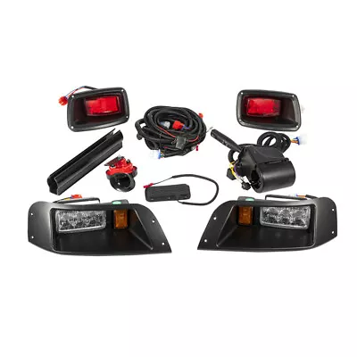 EZGO TXT LED Light Kit Street Legal Kit Turn Signal Switch Golf Cart Deluxe • $189.99