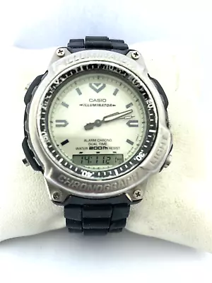 £45 • Buy Gents Vintage Casio AD-300 Arnie Divers Alarm Chrono Watch - 200m