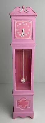 Vtg Barbie Pink Grandfather Clock 1985 Dollhouse Furniture Accessory Rare 80s • $24