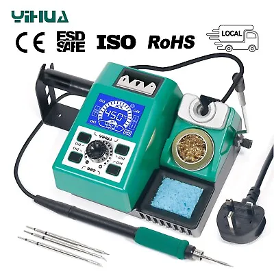 YIHUA 982 Repaid Heating C210 Soldering Iron Staion Welding Rework Station • £110