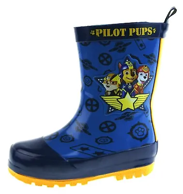 Paw Patrol Wellington Boots Boys Rain Wellies Snow Boots Kids Pilot Pups Size • £9.99