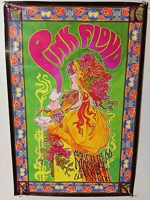 Pink Floyd At Marquee London WI 1966 Bob Masse 24 X 36 Inch Rock Concert Poster • $75