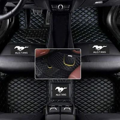 For Ford Mustang 2000-2024 Waterproof Car Floor Mat Carpet Luxury Customization • $50.99