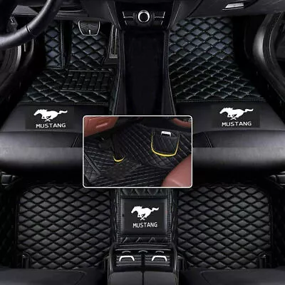 For Ford Mustang 2000-2024 Waterproof Car Floor Mats Carpets Liner Luxury Custom • $85.10