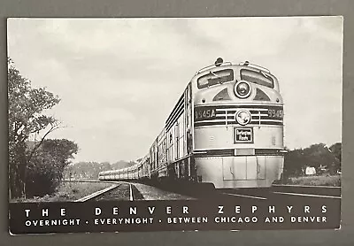 $4.95 • Buy Burlington Route Denver Zephyr. Overnight Every Night Between Chicago And Denver