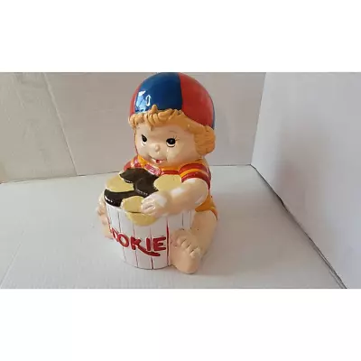 Vintage Baby Boy Gets Caught With His Hands In The Cookie Jar  • $33