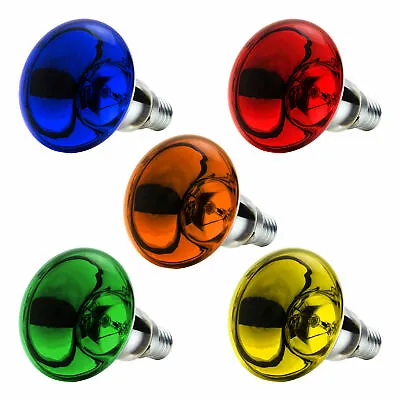 Opus Coloured Halogen R80 Reflector Light Bulb 53W ES E27 • £8.95