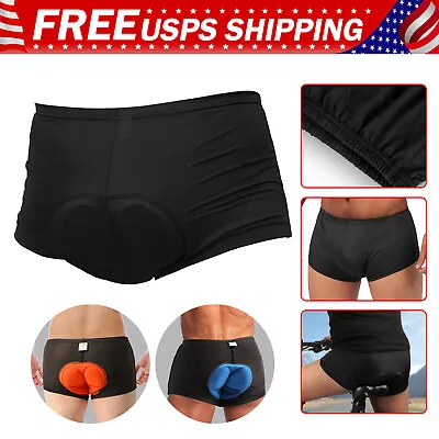 Men's 3D Padded Cycling Underwear Shorts Breathable & Quick Dry Bicycle Shorts • $7.59