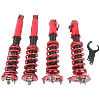 Set Of 4 Coilover Suspension Kit Adj Height For Nissan 240SX S13 1989-1994 • $228