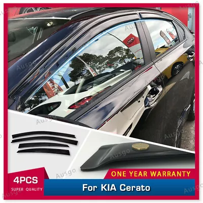 AUSGO Luxury Weather Shields For KIA Cerato BD Series Sedan 2018-Onwards • $65.31
