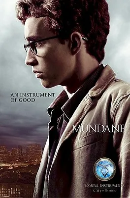 MORTAL INSTRUMENTS MOVIE POSTER ~ CITY OF BONES MUNDANE 24x36  Robert Sheehan • $6.80