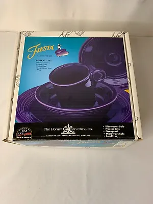 Fiesta 4 Piece Place Setting In Plum 831-323 • $35