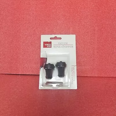 $7.75 • Buy Vacu Vin Wine Saver Extra Corks 2 Pack Vacuum Pump Stoppers Original(Sealed)