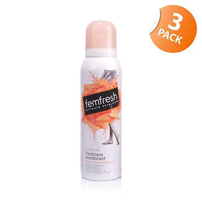£11.67 • Buy Femfresh Feminine Deodorant Spray 125ml X 3