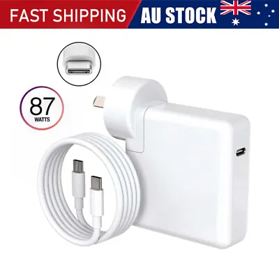 87W USB-C Power Adapter Charger 2M Type-C Cord For Apple Macbook Air Pro Laptop • $25.95