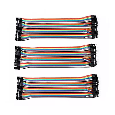 10cm Breadboard Jumper Wires Male To Female Ribbon Cables Lead Kit For Arduino K • $5.99