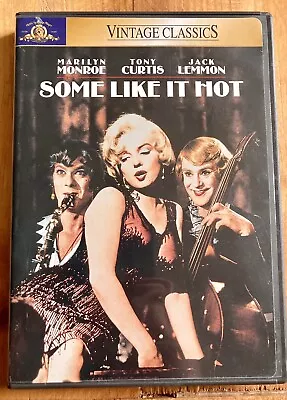 Some Like It Hot (dvd) 1959 Marilyn Monroe Movie Jack Lemmon Like New Classic • $4.99