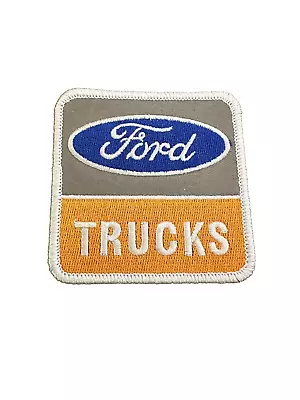 Vintage Style  Ford Trucks  Embroidered Iron-on Patch...unusual Color Combo... • $8.99