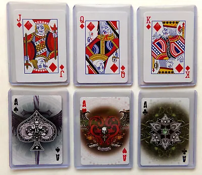 Horror Poker! Fridge Magnet Set Zombie Face Skull Ace Card Lot Magnetic Displays • $11