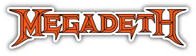 Megadeth Slogan Car Bumper Sticker Decal - Set Of 2pc - 9'' 12'' Or 14''  • $11.99