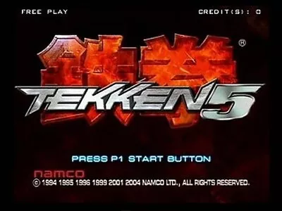 Namco Tekken 5 Arcade Control Panels (x2)  Fit Sega Blast City Arcade Cabinet • $479