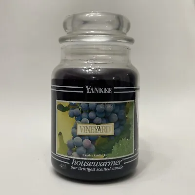 Yankee Candle Retired Vineyard Scent 22 Oz. Black Band RARE • £57.90