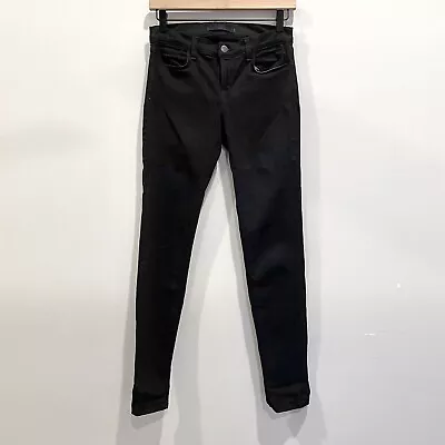J Brand Women’s 26 Low Rise Hewson Skinny Jeans 29” Inseam Stretch Black • $24.99