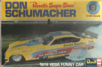 Revell Don Schumacher  Supershoe  Vega Funny Car Model Kit- BOX ONLY • $10