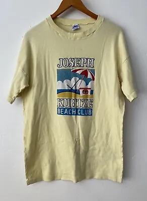 VTG 80s Joseph Kuhtze Beer Awards T Shirt SZ L Single Stitch New Zealand 1988 • $74.95