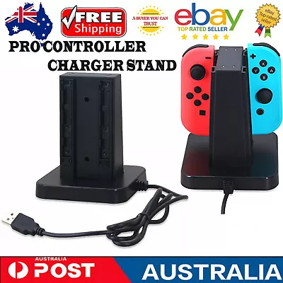 Charging Dock Station Pro Controller Charger Stand For Game Pad Holder Switch Au • $27.99