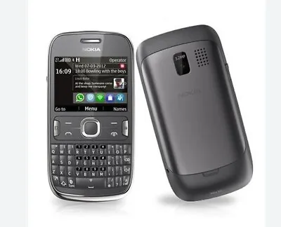 Nokia Asha 302 - Grey (Unlocked) Qwerty Mobile Phone Excellent Condition • £18.99