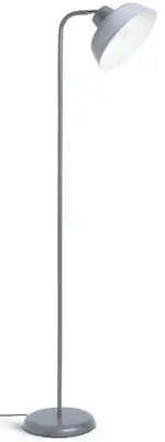 Habitat Benson Adjustable Floor Lamp Grey With Foot Switch • £39.95