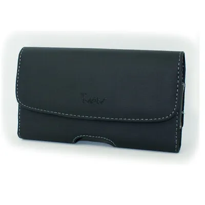 Horizontal Leather Case Belt Loops & Clip Pouch Holster 4.65 X 2.44 X 0.49 Inch • $6.40