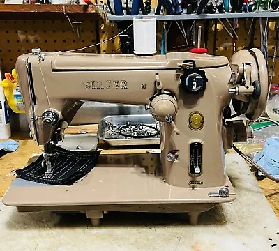 Vintage Singer Sewing Machine Model 306-K Overhauled And Serviced • $175