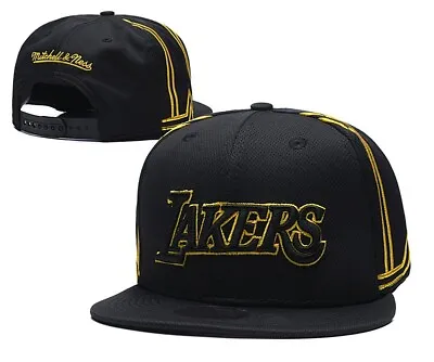 Mitchell & Ness NBA Los Angeles Lakers Core Basic Snapback Hat Cap New • $28.99
