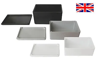 £16 • Buy ABS Plastic Small Tiny Enclosure Project Boxes- UK Made- Ideal For Electronics