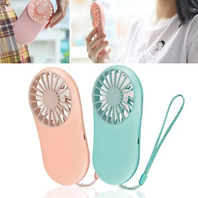 Portable USB Air Cooler Rechargeable Summer Hand Held Electric Mini Fan Small • $9.99