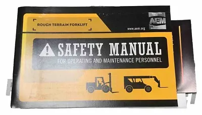 Safety Manual Rough Terrain Forklift AEM • $10