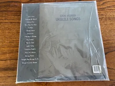 $349 • Buy EDDIE VEDDER Ukulele Songs LP Vinyl SEALED W/Song Book (Pearl Jam/Ten Club)