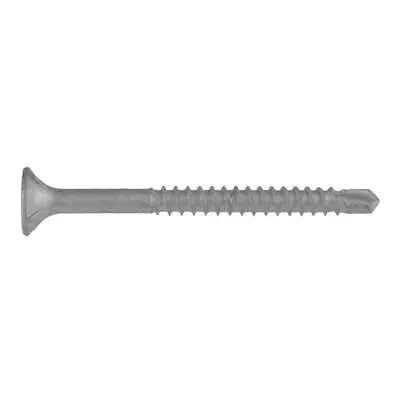 14g-10 X 100mm Bugle Batten In/Hex (5mm) Metal Self Drilling Screw Galvanised • $6