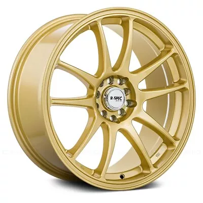 RTX STAG Wheels 17x8 (35 5x114.3 73.1) Gold Rims Set Of 4 • $658.76