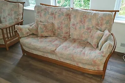 £500 • Buy Ercol High Back Sofa And Chairs