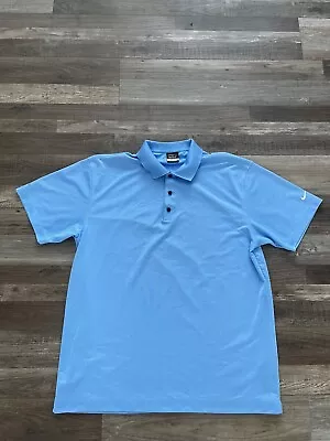 Nike Golf Dri Fit Polo Embroidered MetLife Logo Mens Sz XL • $15.99