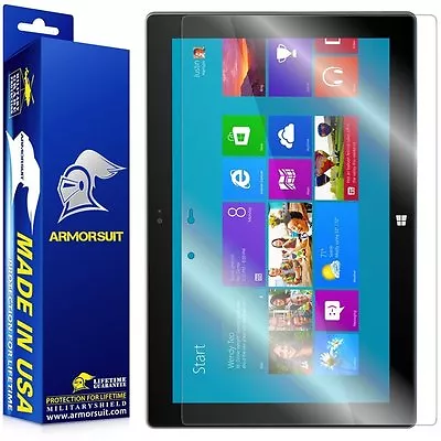 ArmorSuit MilitaryShield Microsoft Surface Windows RT Screen Protector USA • $19.95