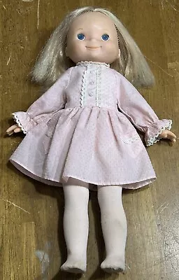 1970 Fisher Price 210  My Friend Mandy Doll With Pink Dress And Tights 16” • $15