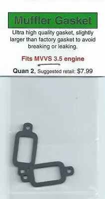 MVVS 3.5 Exhaust/Muffler Gasket 2 Pack NIP • $6.99