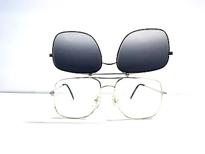 Vintage 80s Flip-Up Double Bridged Sunglasses :  Size: 54-22-140 • $29.99