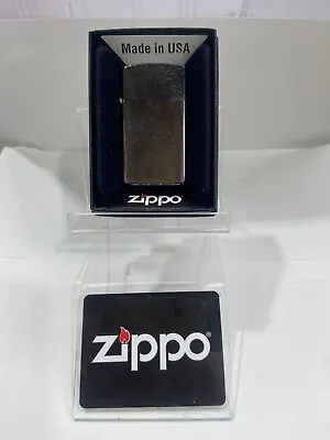 Zippo 1600 Slim Br Finish Chrm • $50