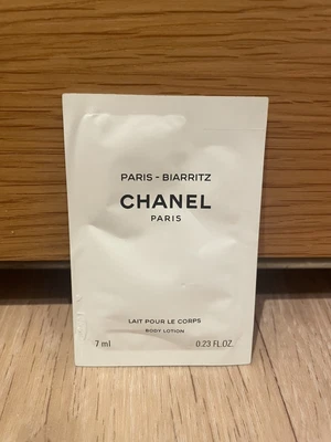 £4.99 • Buy CHANEL PARIS BIARRITZ Sample 7ml Body Lotion