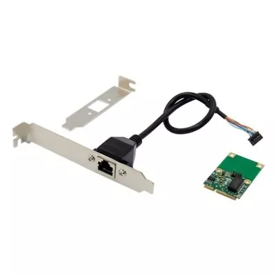 Single Port Mini PCIe Card Industrial Control Mini PCIe To Rj45 Networking Card • $24.55